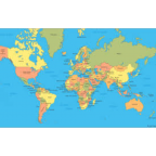 MAP of world