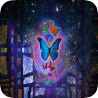 Mariposas Brillantes Fondo